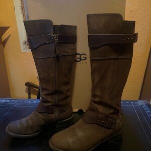 UGG Women's Brown Leather Boots